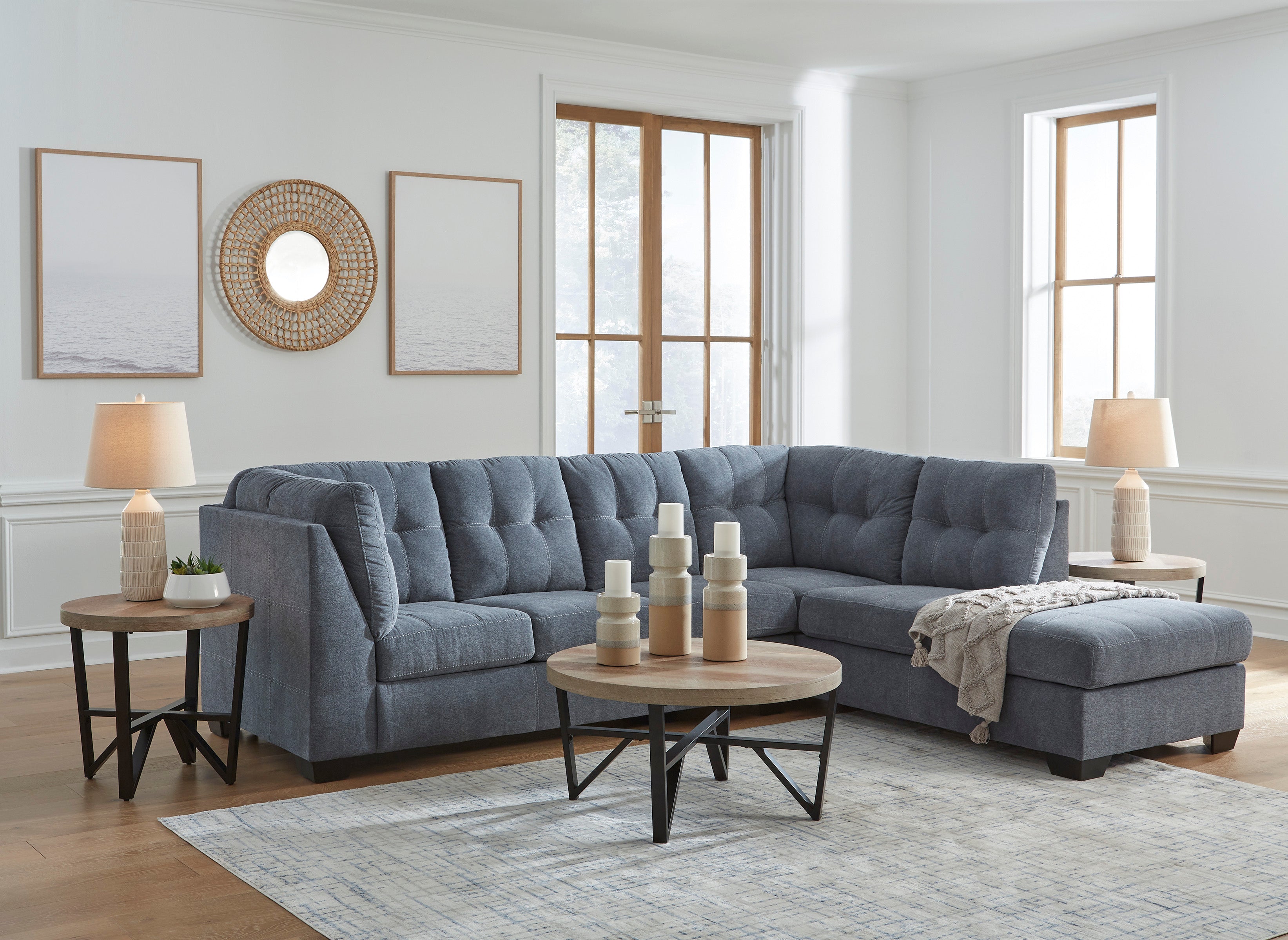 Marlen 2 PC Sectional Mega Furniture USA