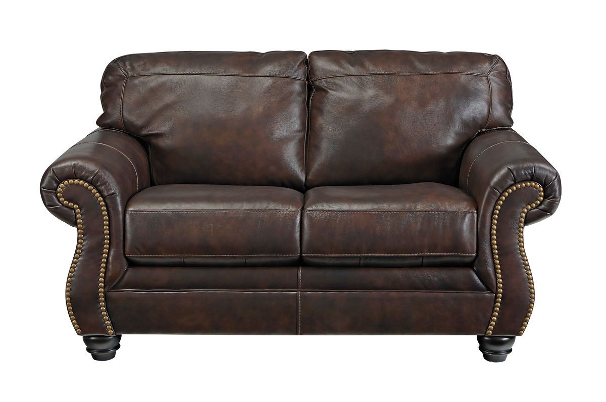 Bristan - Walnut - Loveseat – Mega Furniture USA