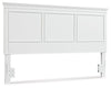 Fortman - White - King/Cal King Panel Headboard