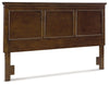 Danabrin - Brown - King/Cal King Panel Headboard