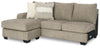 Creswell - Stone - Laf Sofa Chaise