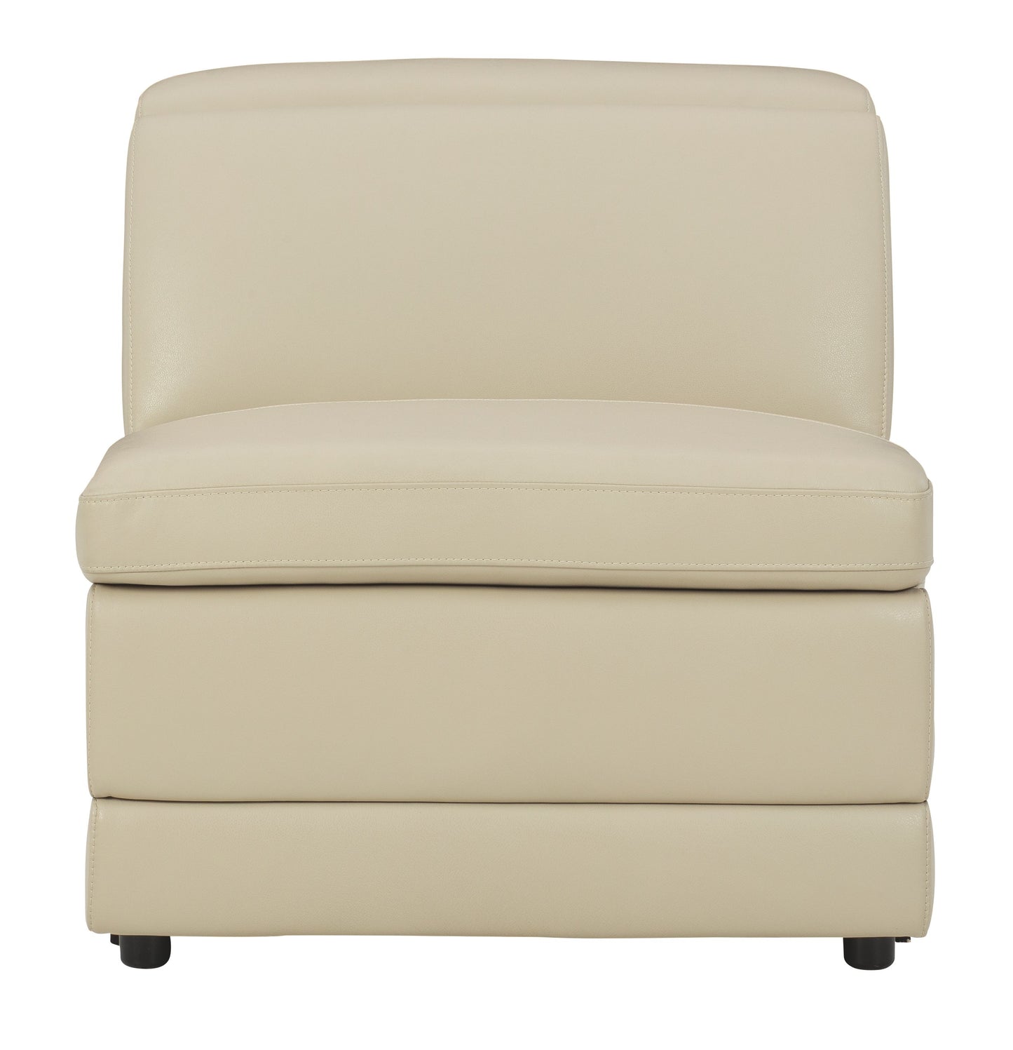 Texline - Sand - Armless Chair/Manual Headrest