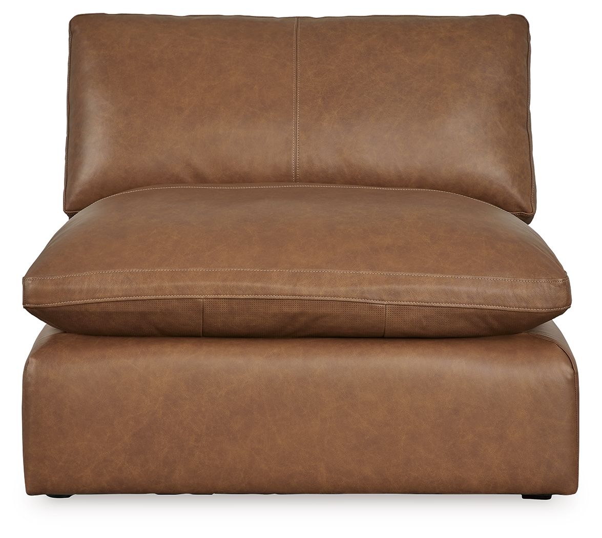 Emilia - Caramel - Armless Chair