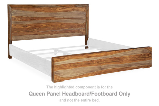 Dressonni - Brown - Queen Panel Headboard/Footboard