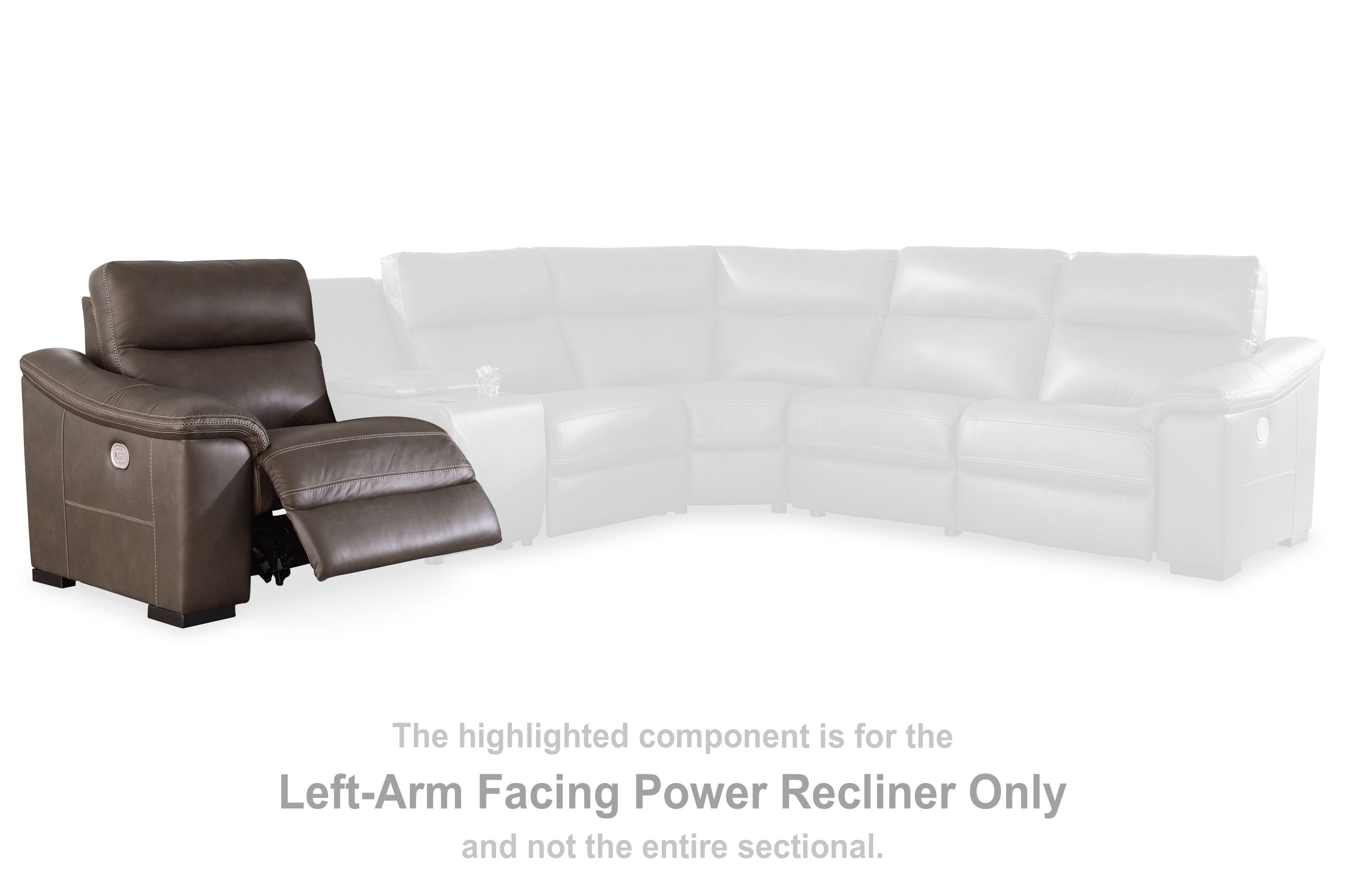 Salvatore - Chocolate - Laf Zero Wall Power Recliner