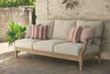 Clare - Beige - Sofa With Cushion