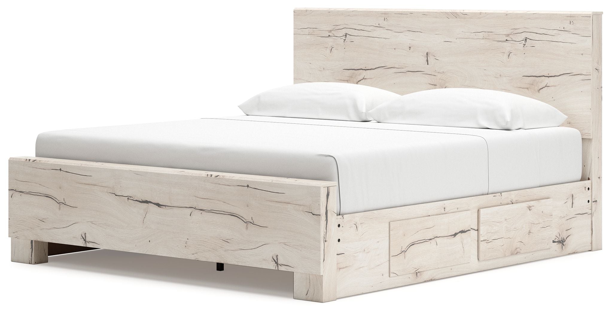 Lawroy - Panel Bed With Storage