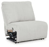 Top Tier - Alloy - Armless Recliner