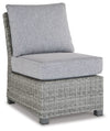 Naples Beach - Light Gray - Armless Chair w/Cushion