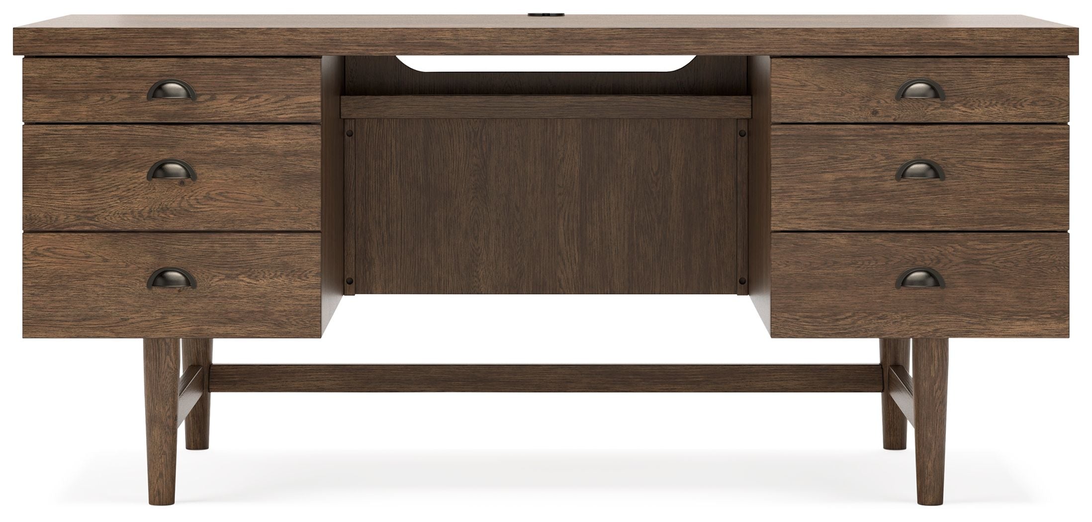 Austanny - Warm Brown - Home Office Desk