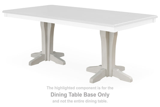 Darborn - Gray / Brown - Rect Dining Room Table Base