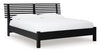 Danziar - Black - King Panel Footboard W/ Rails