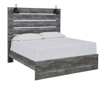 Baystorm - Gray - Queen Panel Footboard