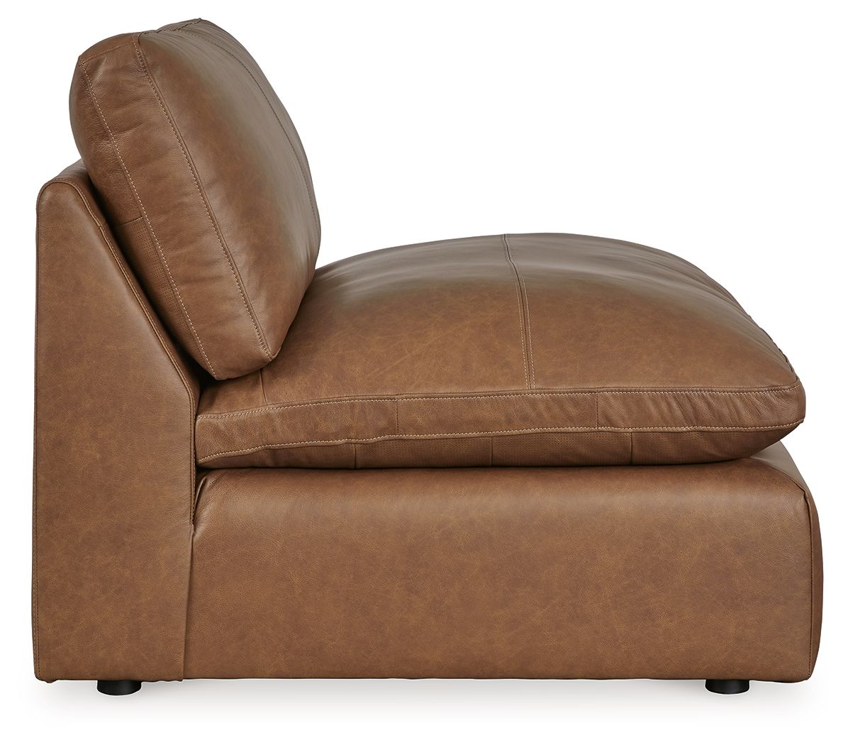 Emilia - Caramel - Armless Chair