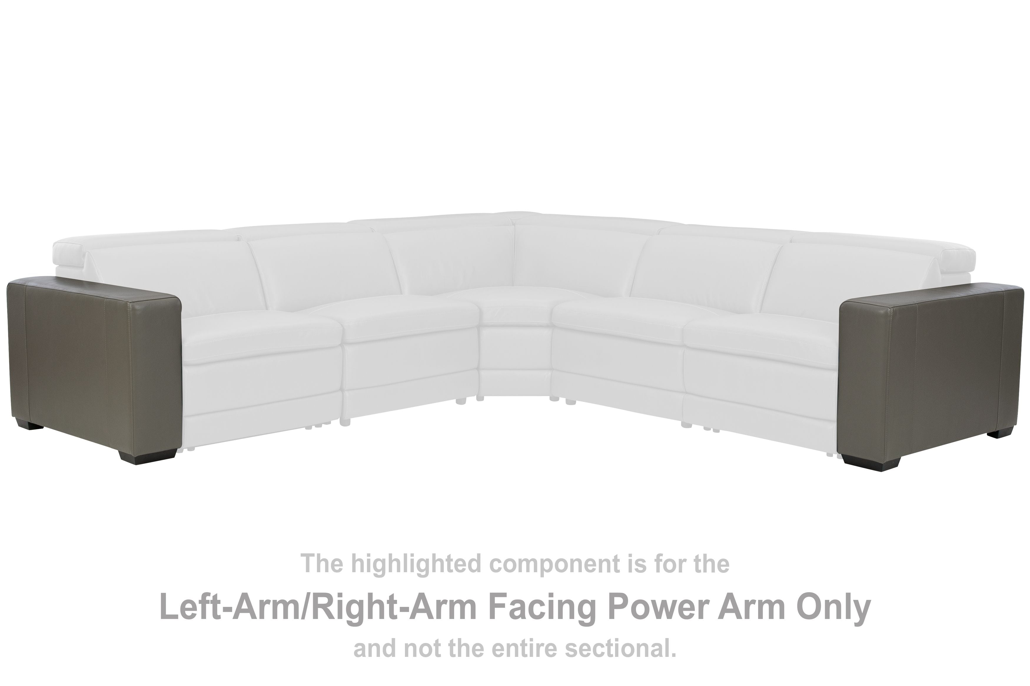 Texline - Gray - Laf And Raf Power Arm (Set of 2)