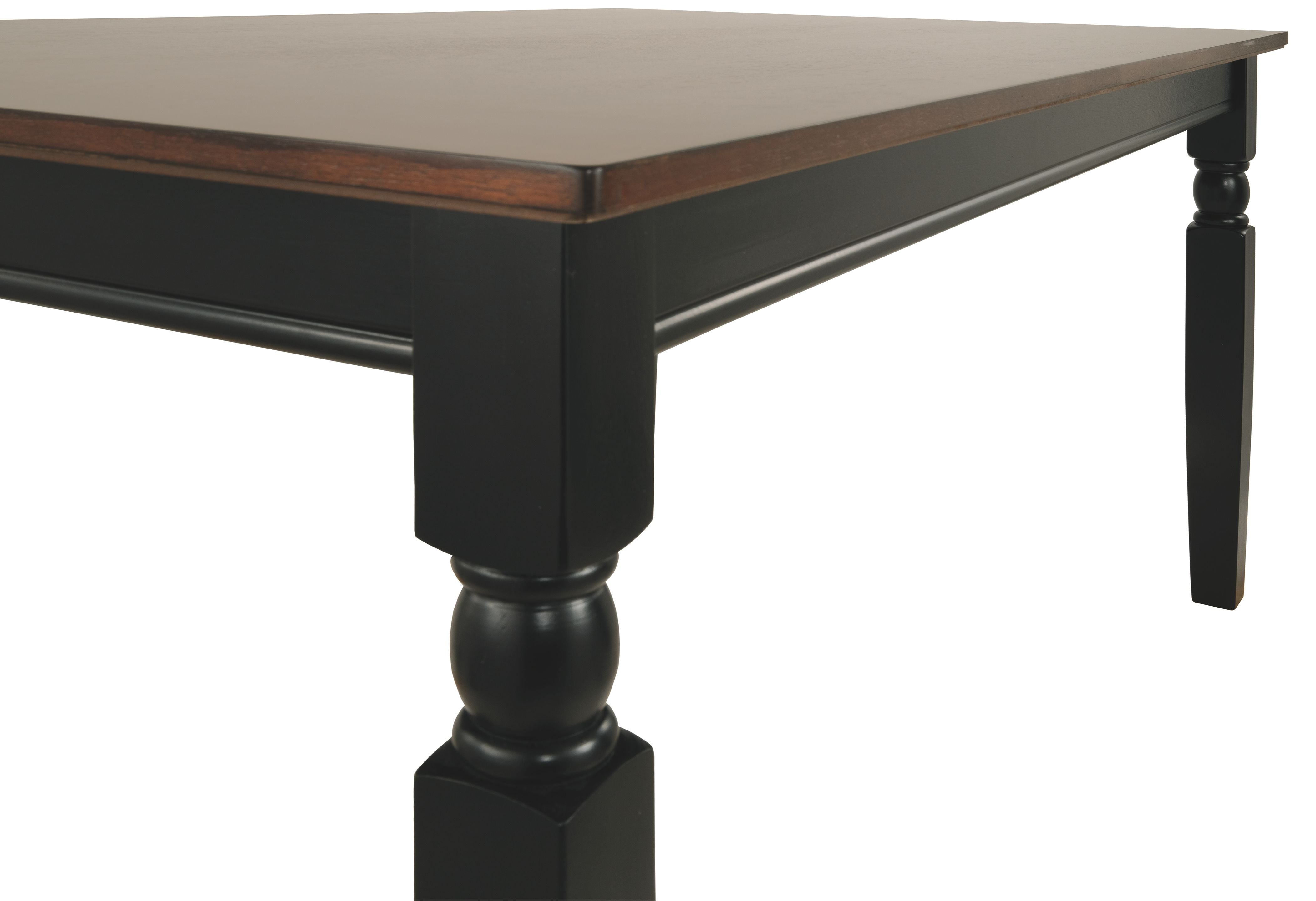 Owingsville - Black / Brown - Rectangular Dining Room Table