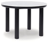 Xandrum - Black - Round Dining Room Table