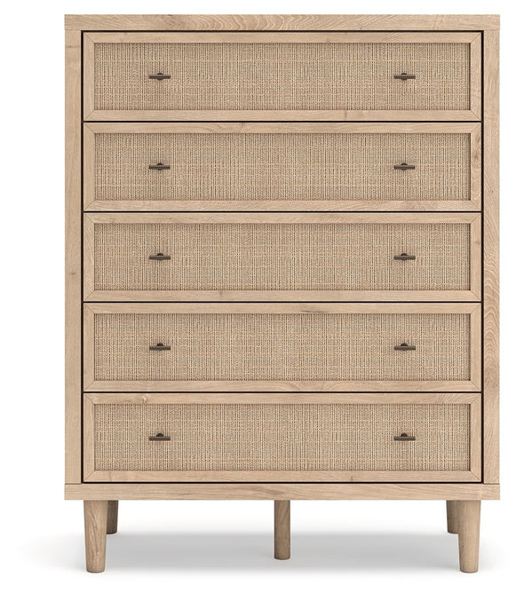 Cielden - Two-tone - Five Drawer Wide Chest