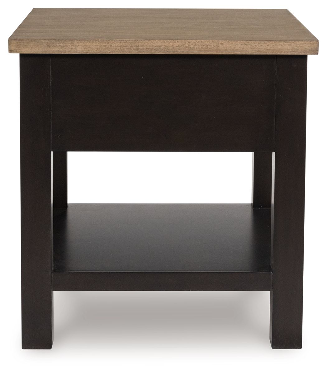 Drazmine - Brown - Rectangular End Table