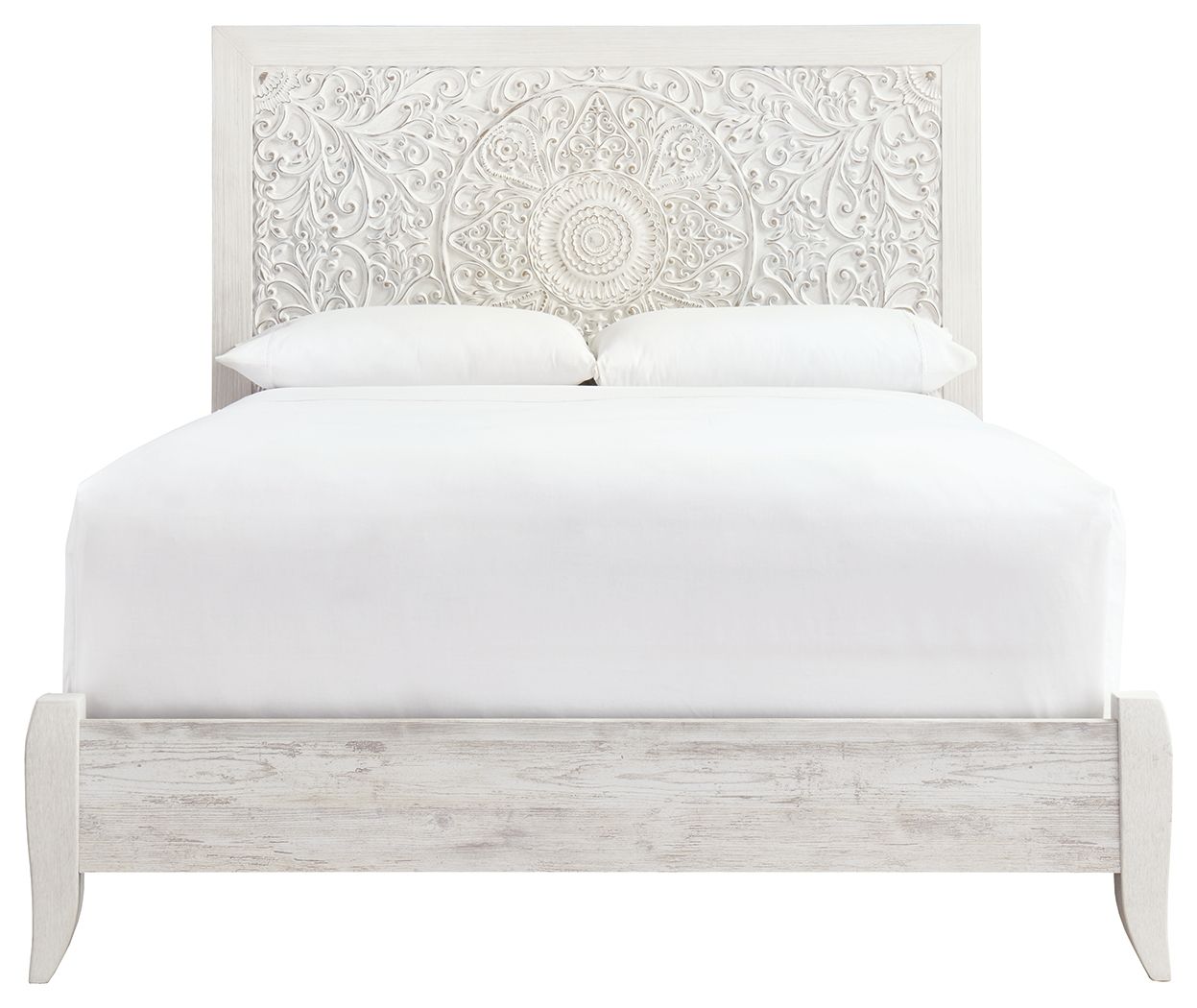 Paxberry - Whitewash - Queen Panel Headboard