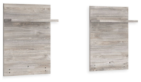 Vessalli - Gray - Headboard Extension (Set of 2)