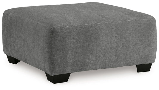 Birkdale Court - Gray - Oversized Accent Ottoman
