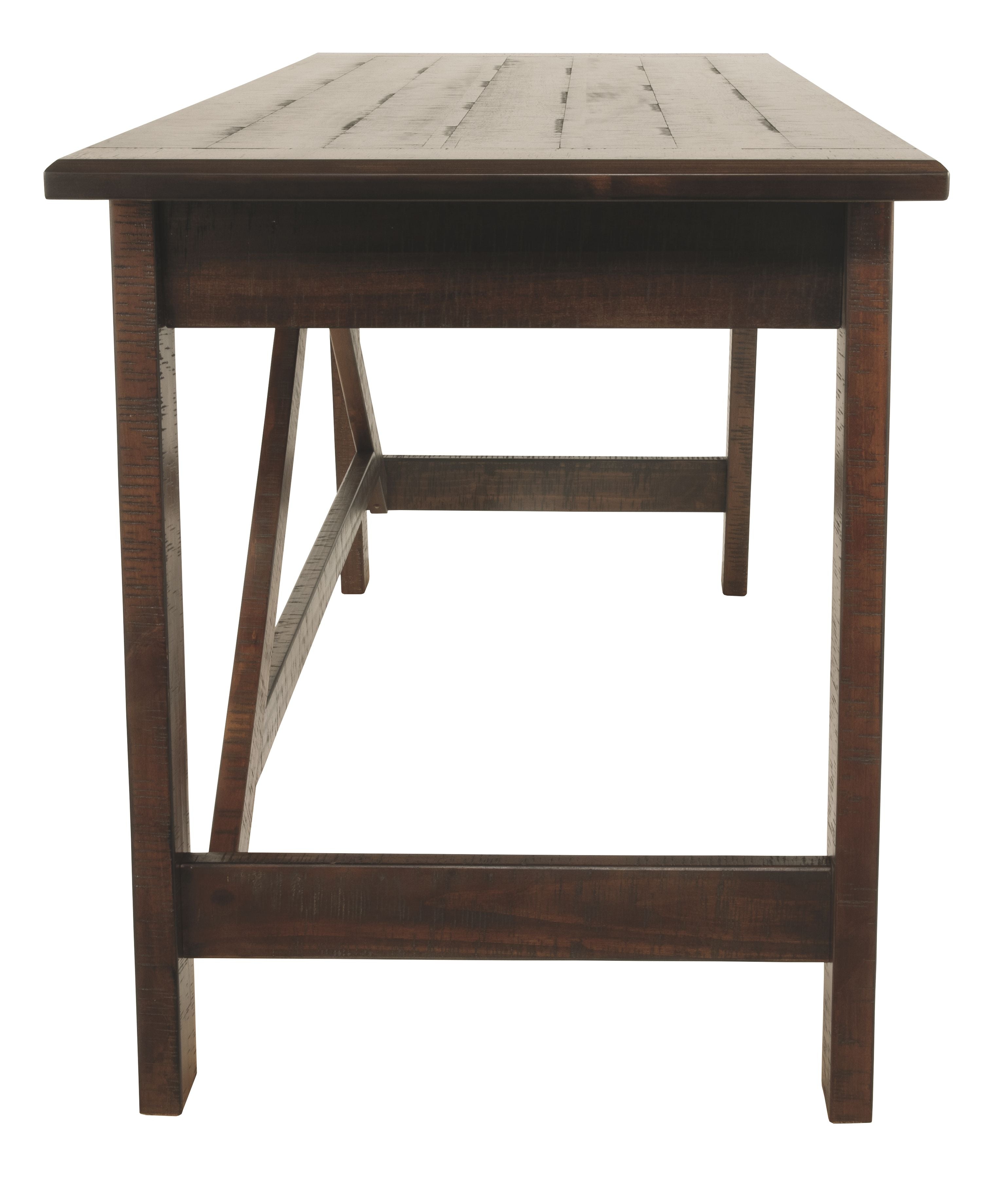 Baldridge - Rustic Brown - Home Office Large Leg Desk