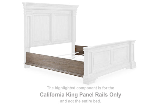 Blairhurst - Light Grayish Brown - California King Panel Rails