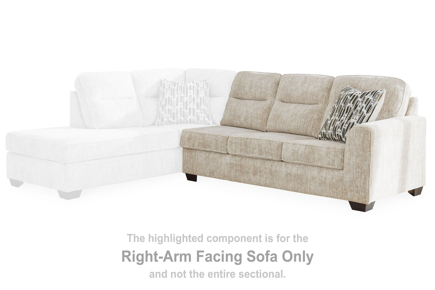 Lonoke - Parchment - Raf Sofa