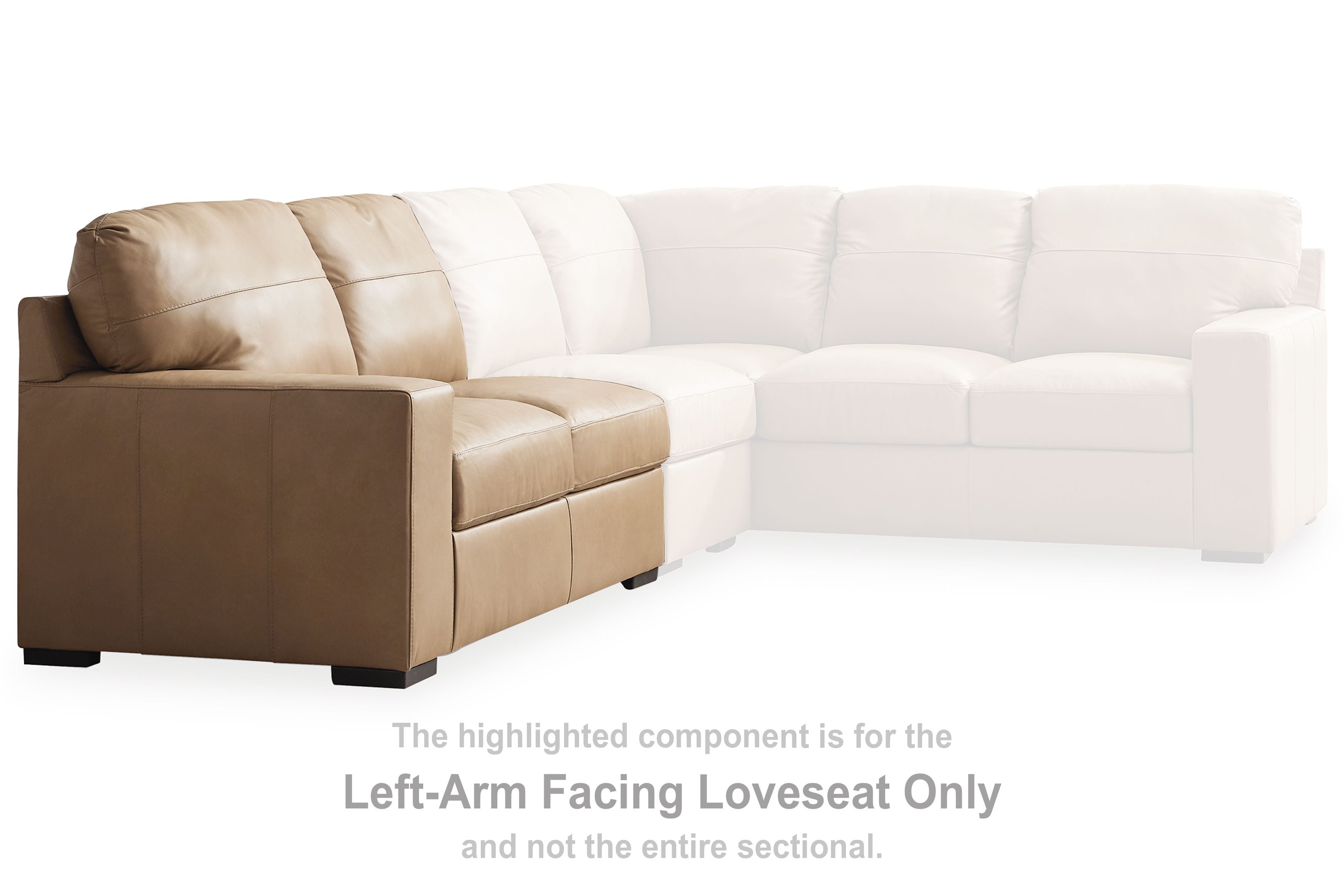 Bandon - Toffee - Laf Loveseat