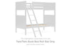 Nextonfort - Black - Twin/Twin Bunk Bed Roll Slat