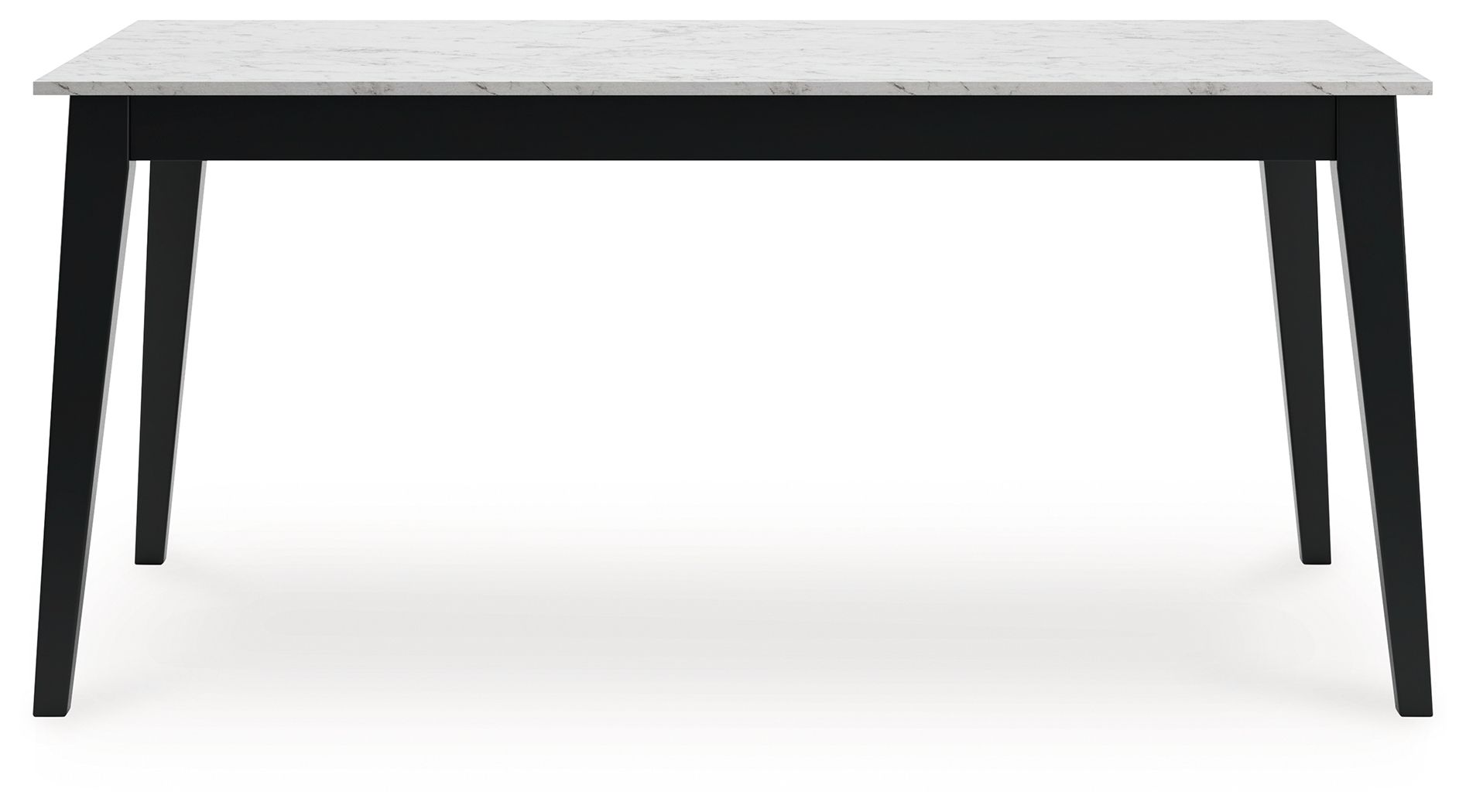 Jettaya - Black / White - Rectangular Dining Room Table