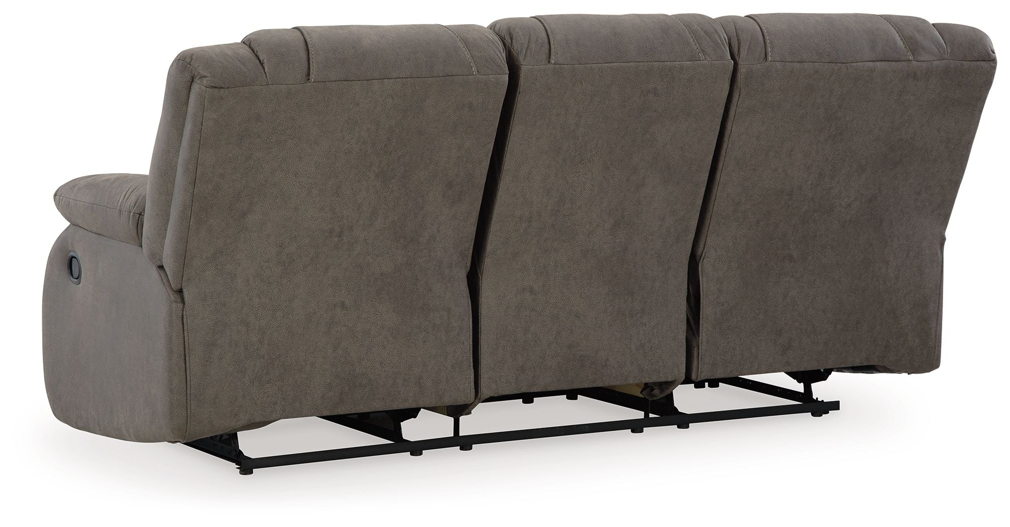 First Base - Gunmetal - Reclining Sofa