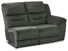 Nettington - Smoke - Raf Power Rec Loveseat