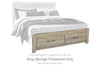 Bellaby - Whitewash - King Storage Footboard