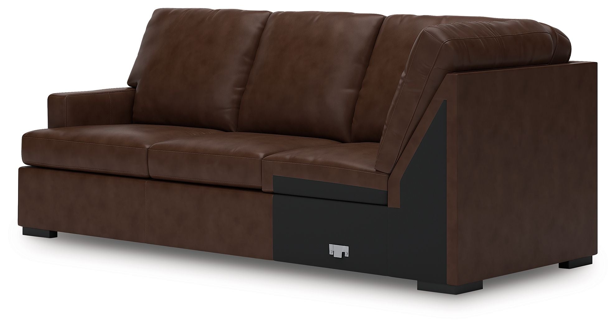 McDowlan - Coffee - LAF Sofa With Corner Wedge