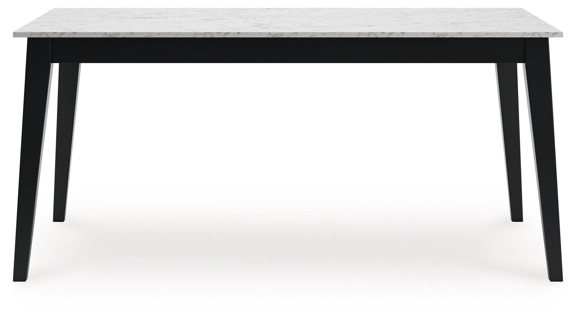 Jettaya - Black / White - Rectangular Dining Room Table