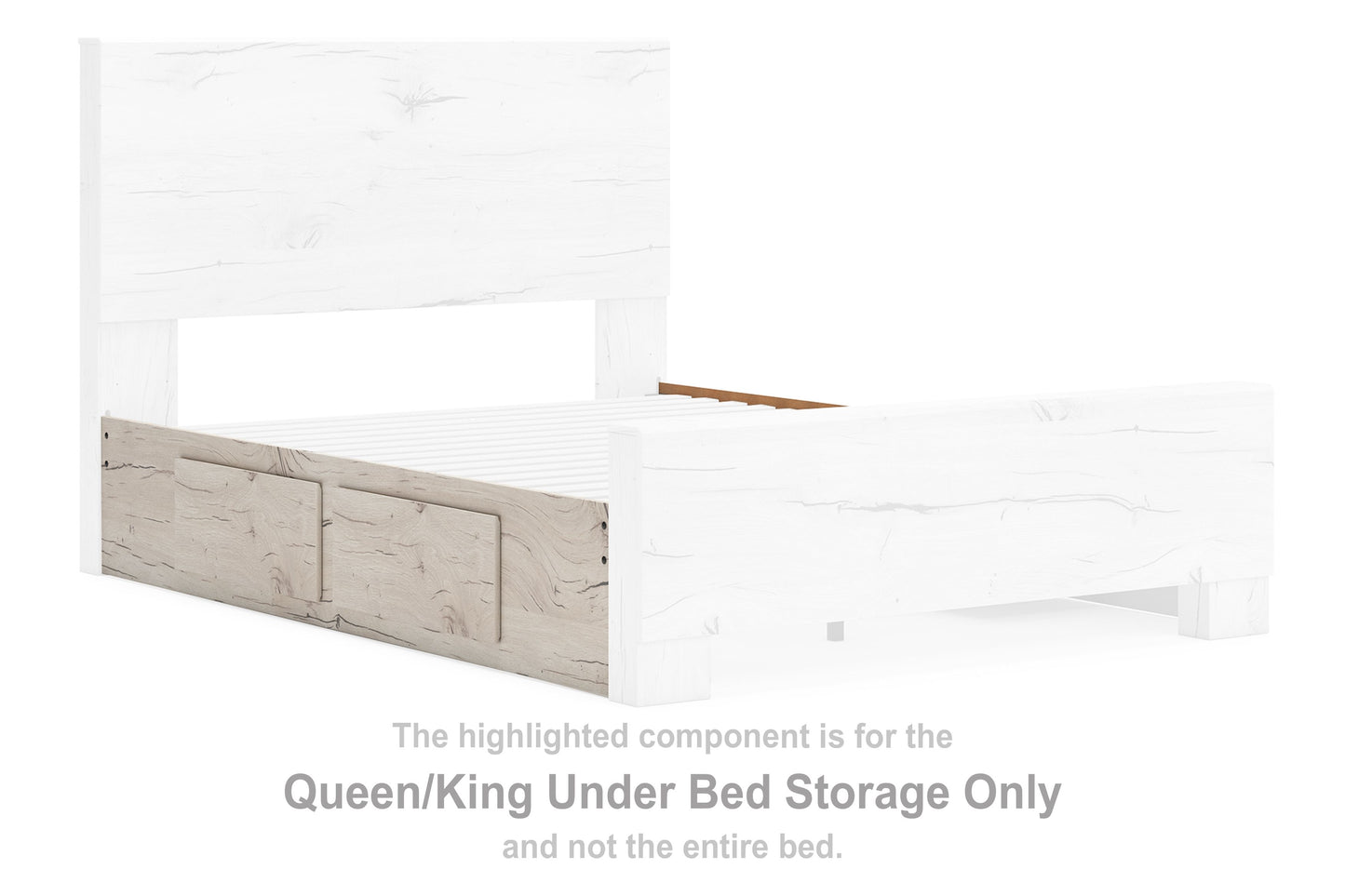 Lawroy - Light Natural - Queen/King Under Bed Storage