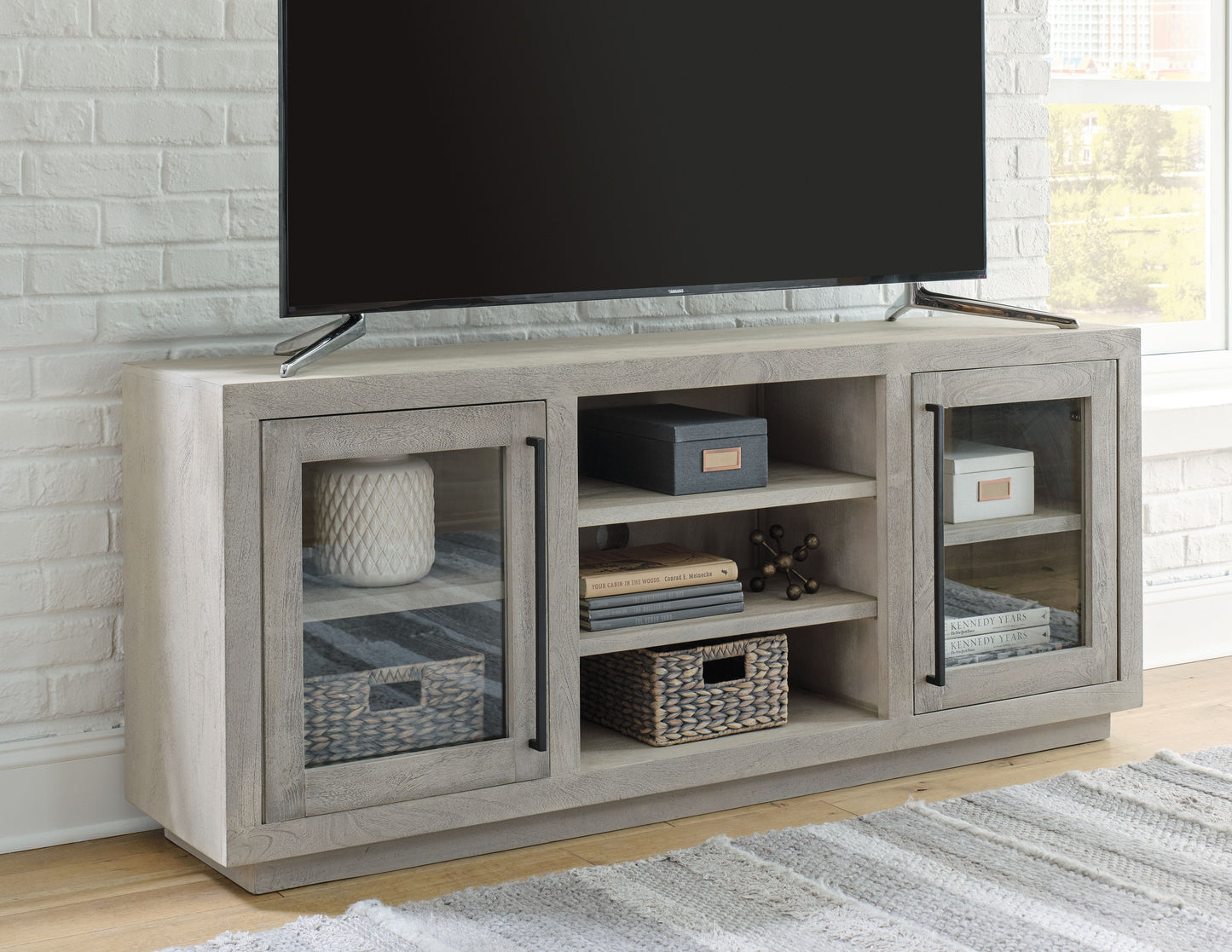 Lockthorne - Warm Gray - Accent Cabinet