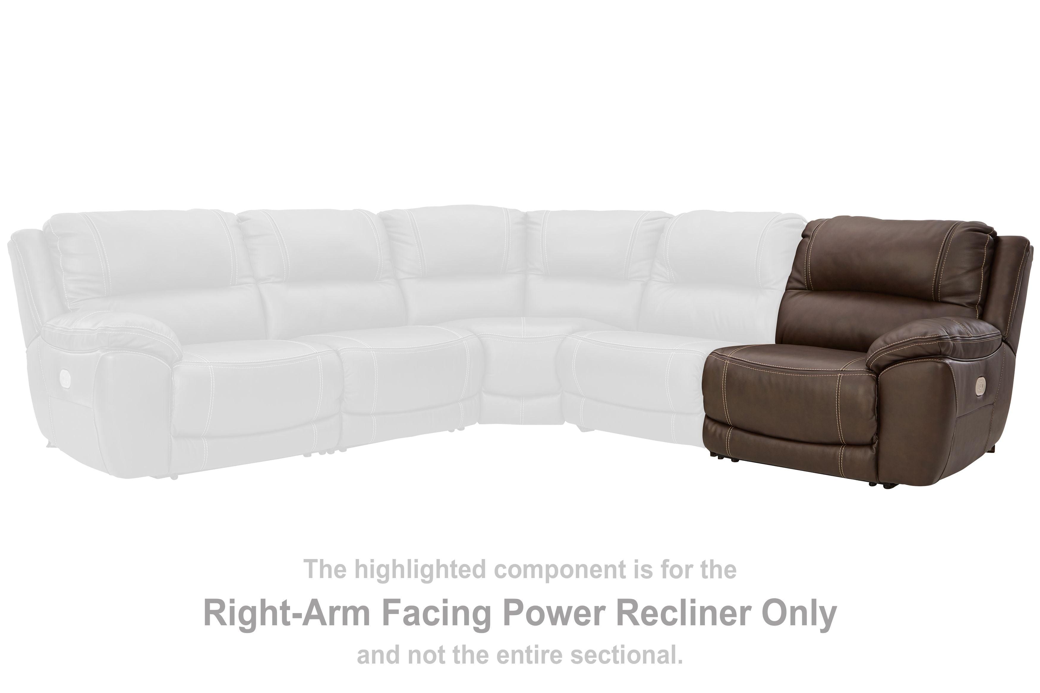 Dunleith - Chocolate - Raf Zero Wall Power Recliner