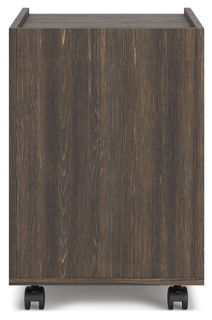 Zendex - Dark Brown - File Cabinet