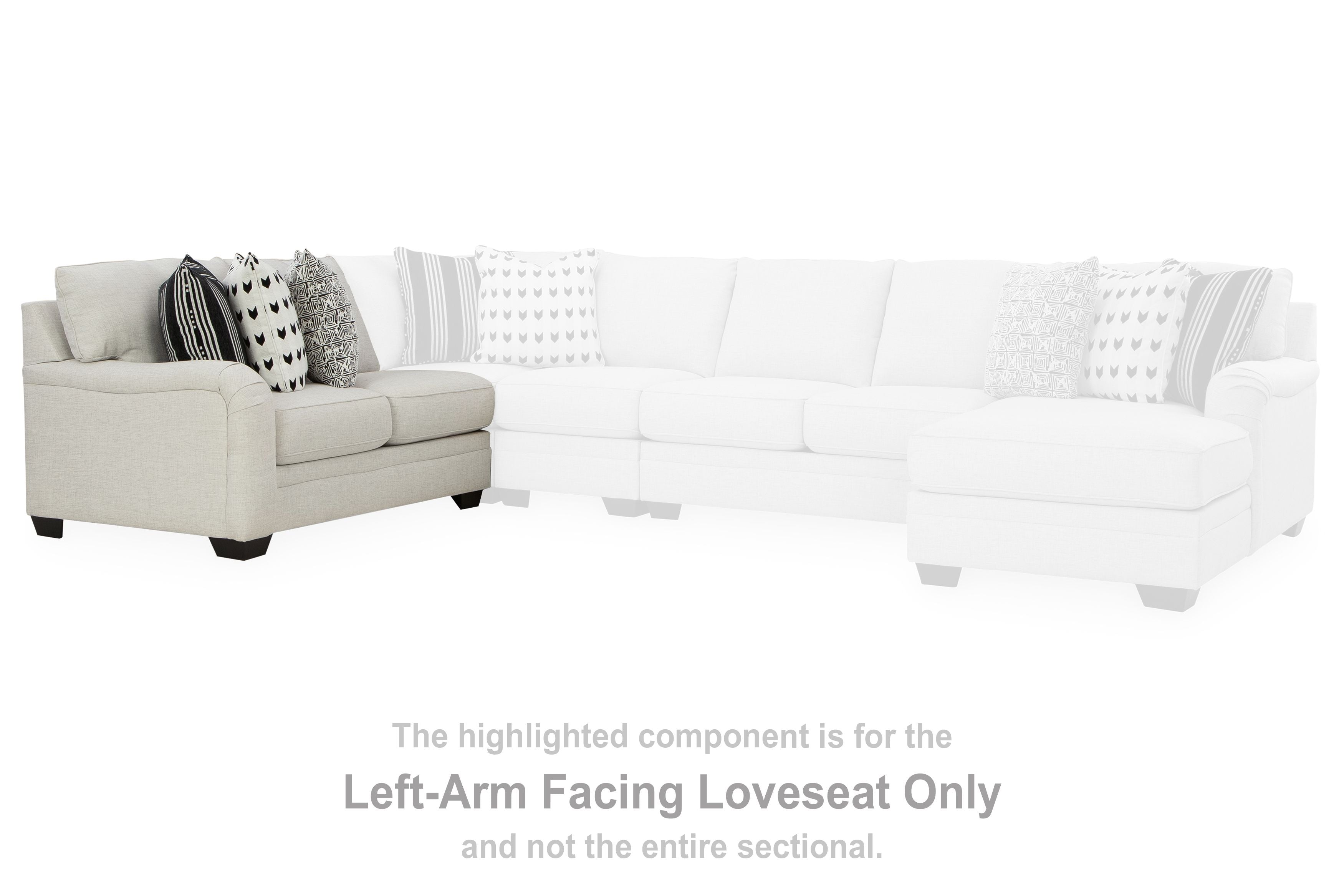 Huntsworth - Dove Gray - Laf Loveseat