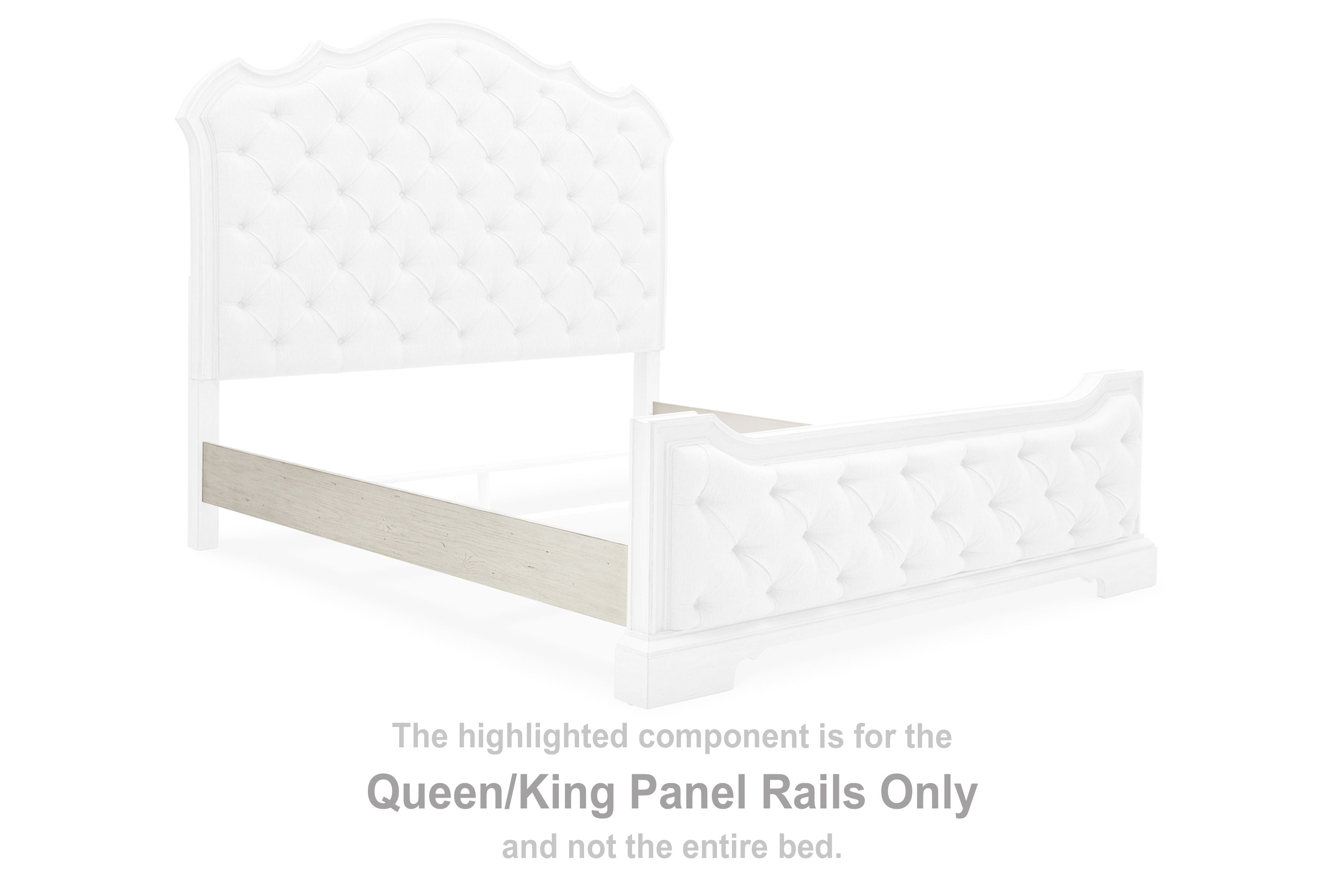 Arlendyne - Antique White - Queen / King Panel Rails