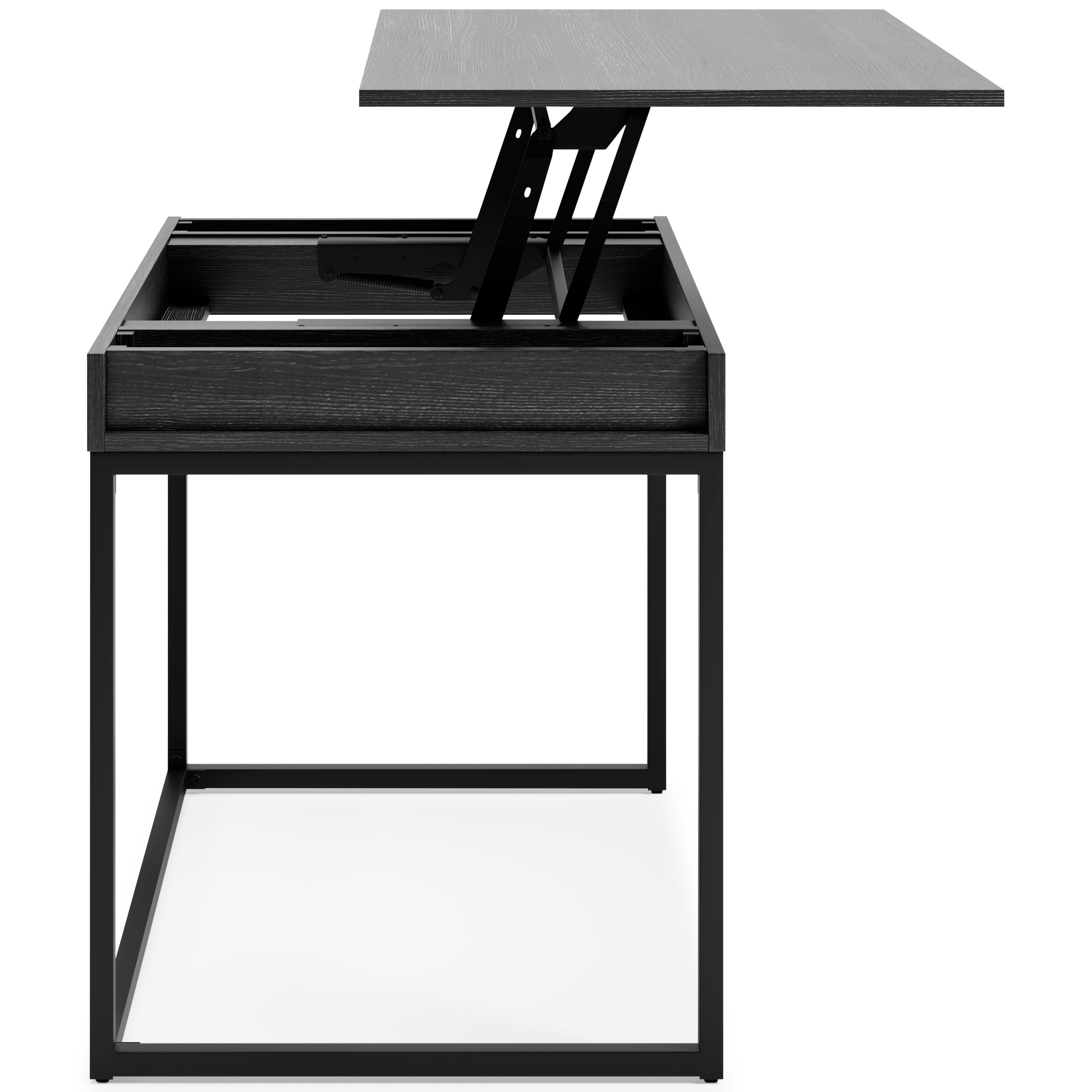 Yarlow - Black - Home Office Lift Top Desk