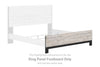 Vessalli - Black / Gray - King Panel Footboard