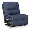 Acklen Place - Navy - Power Armless Recliner With Adj Headrest