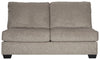 Ballinasloe - Platinum - Armless Loveseat