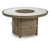 Rainier Ranch - Beige - Round Fire Pit Table