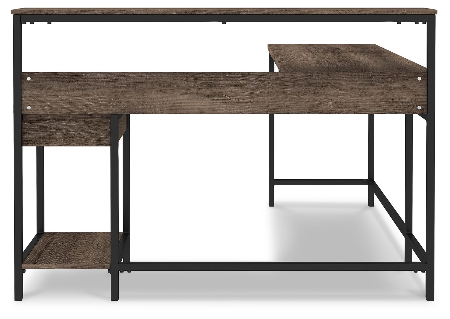 Arlenbry - Gray - L-desk With Storage