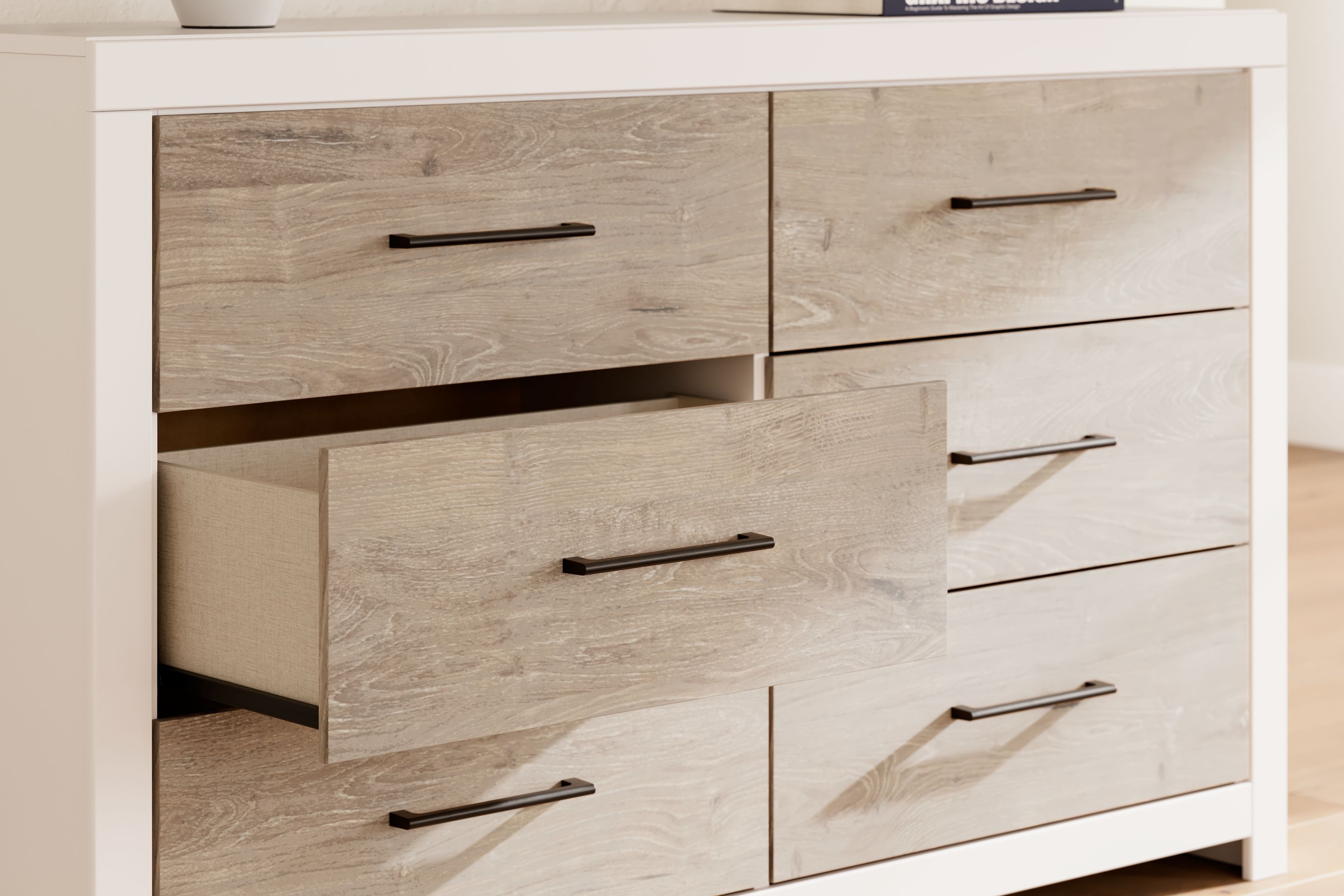 Charbitt - Two-tone - Six Drawer Dresser